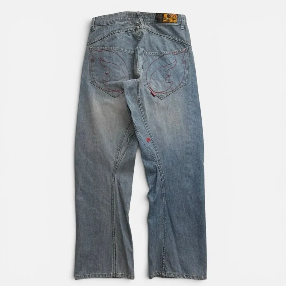 RARE Vintage 90’s Y2K Arson Recon Motorsports Skateboard Jeans 30 x32